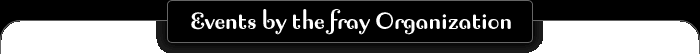 { events by the fray organization }