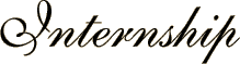 { internship }